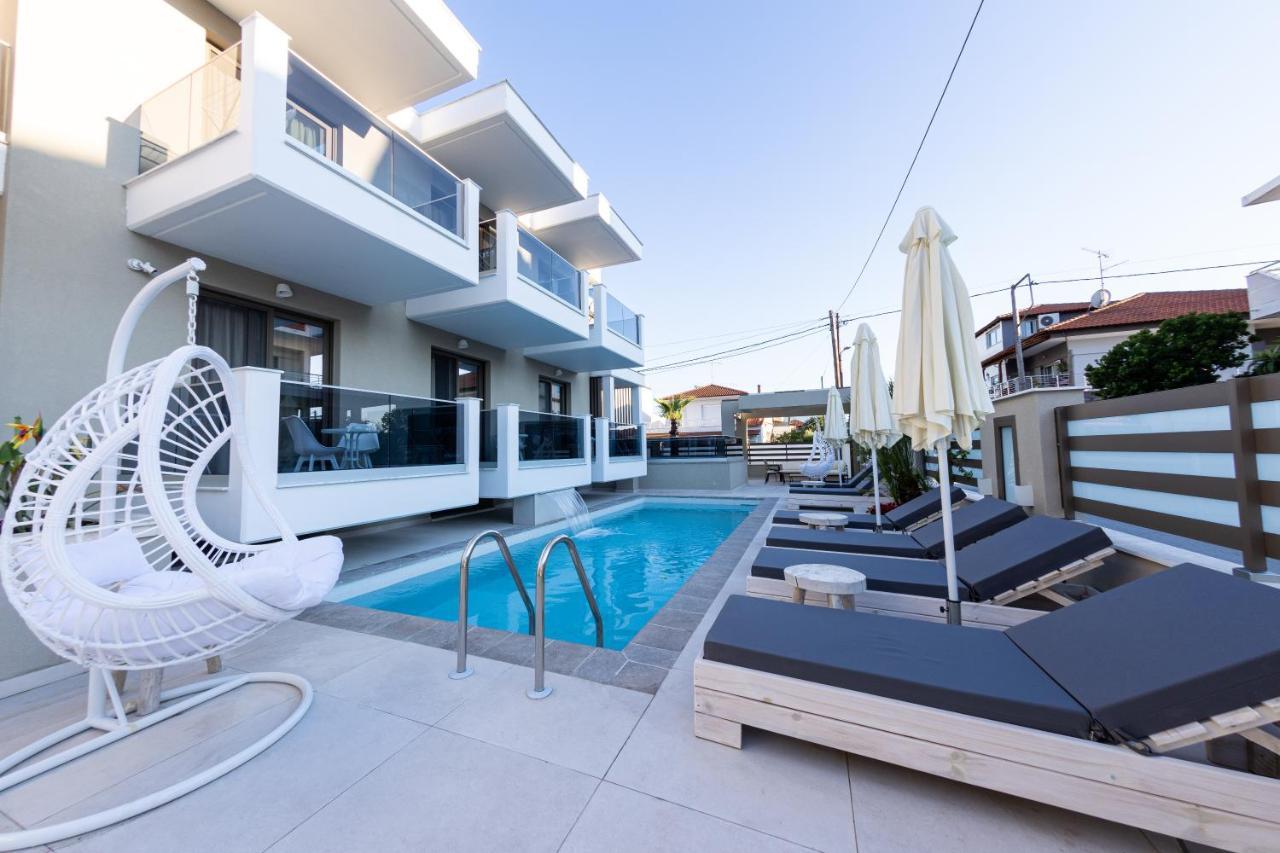 Ammos Luxury Apartments Nea Vrasna Ngoại thất bức ảnh