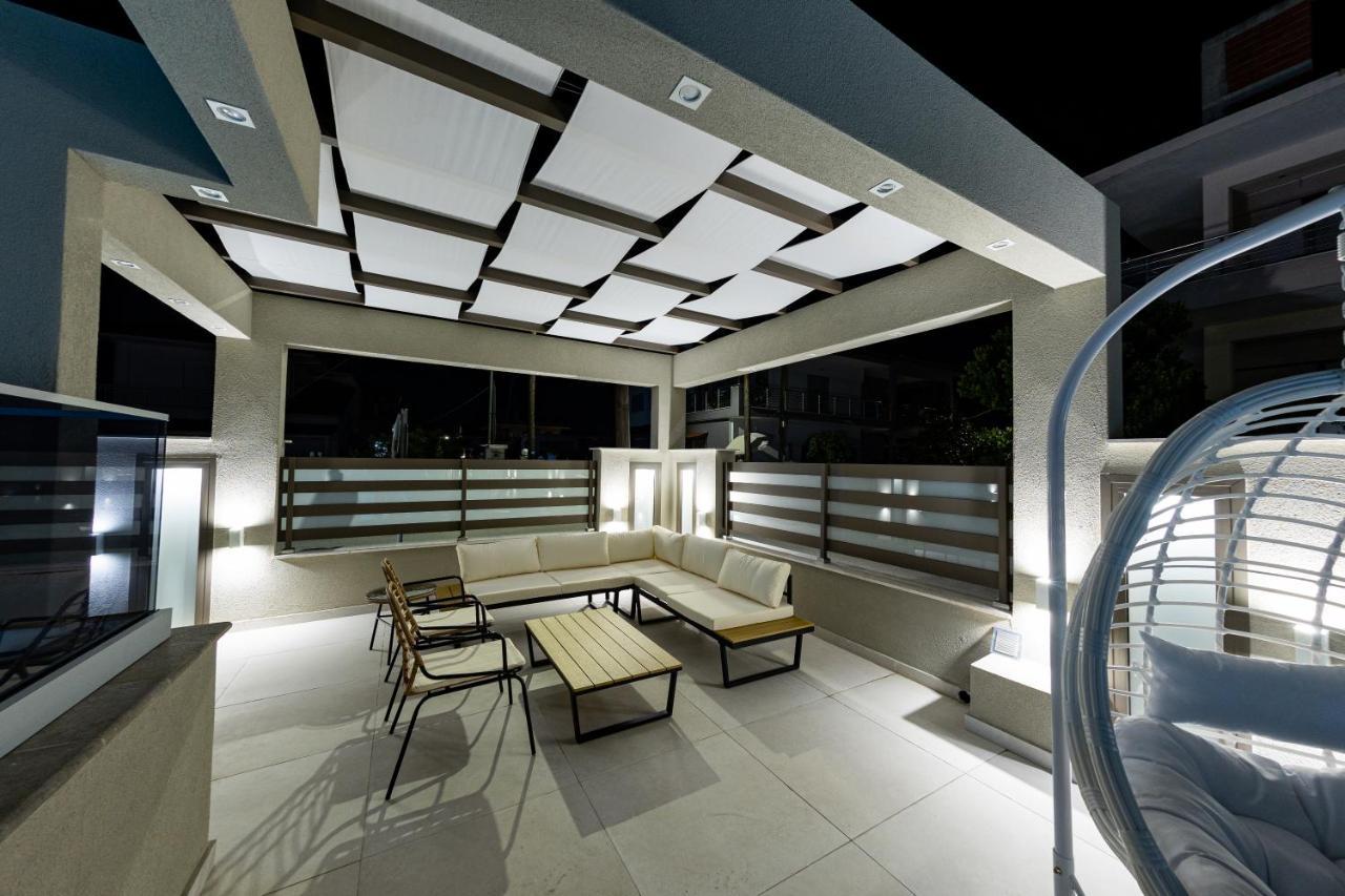 Ammos Luxury Apartments Nea Vrasna Ngoại thất bức ảnh